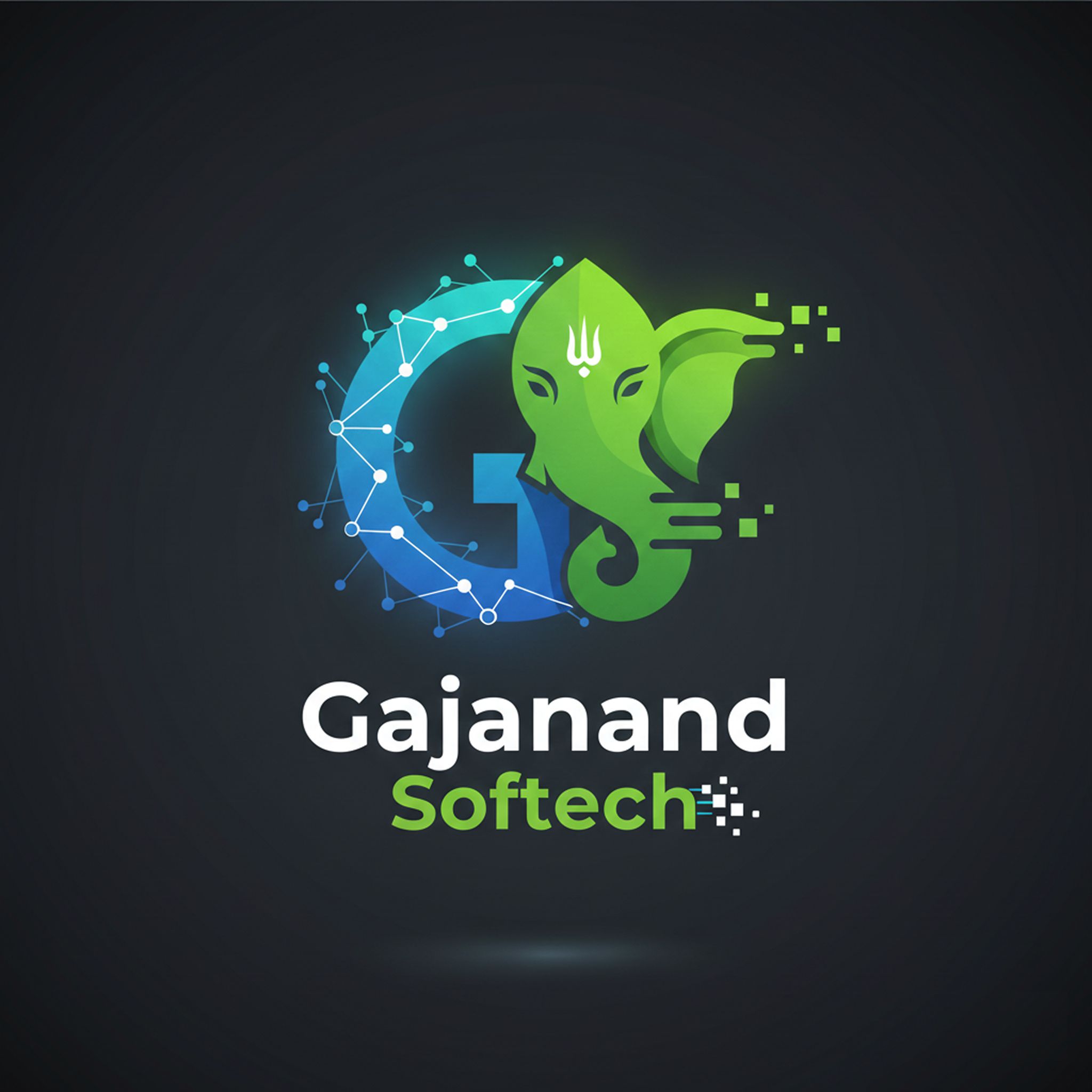 Gajanand Softech Logo